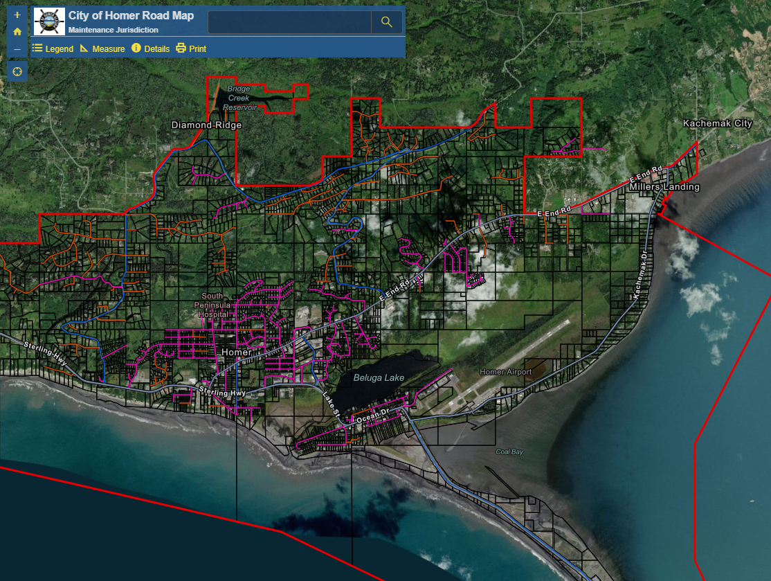 Check Out the New Interactive Maps on the City's site City of Homer Alaska Official site