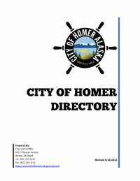 City Directory Cover