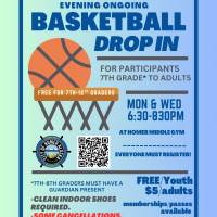 Evening basketball