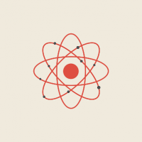 clip art of an atom