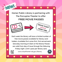 Movie Passes - NEW at HPL