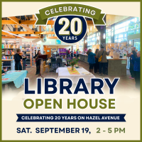 Library Open House, Saturday September 19th
