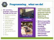 Homer Community Rec offers 90+ programs to provide well-rounded accessible, affordable recreation & education opportunities