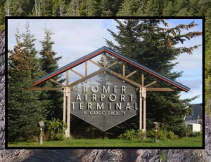 Homer Airport Sign