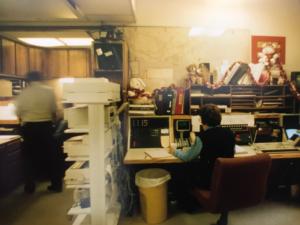 Homer Police Department dispatch center circa 1995.