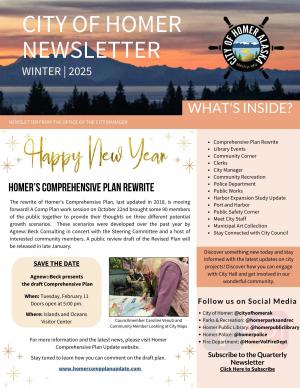 City of Homer Newsletter Winter 2025