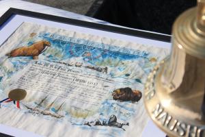 The Naushon's Bell and Artic Circle Crossing Certificate
