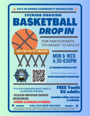 Evening basketball