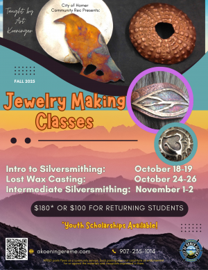 Jewelry classes Fall 2025