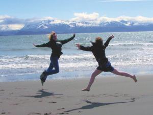 Beach Dancers Photograph by Jenny Olson