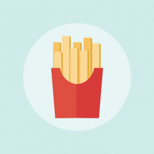 clip art image of french fries