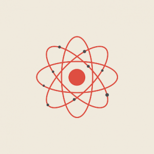 clip art of an atom