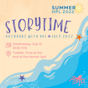 Toddler Time at the end of the Homer Spit! Meet at the Boat House Pavilion