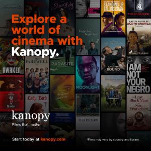 Kanopy Video Streaming, Starting October 1st 2022
