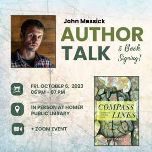 Author Talk with John Messick, Friday October 6th at 6pm