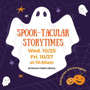 SPOOK-tacular Storytime at the Homer Public Library!