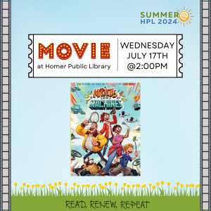 Summer movie at the library - Mitchells