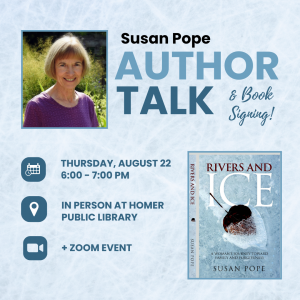 Author Talk with Susan Pope, Thursday August 22nd at 6pm