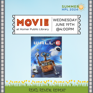 Summer movie at the library - WALL-E