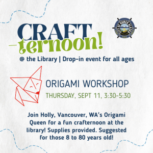 Crafternoon - Origami for all ages
