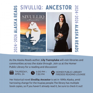 Indigenous author Lily Tuzroyluke has been selected for the 2024-2026 Alaska Reads program