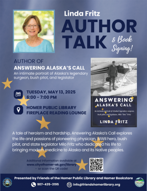 Linda Fritz Author Talk, May 13th at 6:00PM