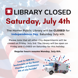 HPL closed July 4