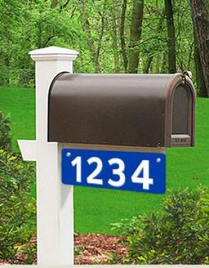 911 Reflective Address Signs