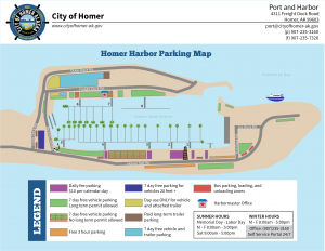 Homer Spit Parking Map