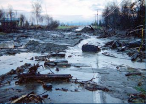 Flooding in Homer