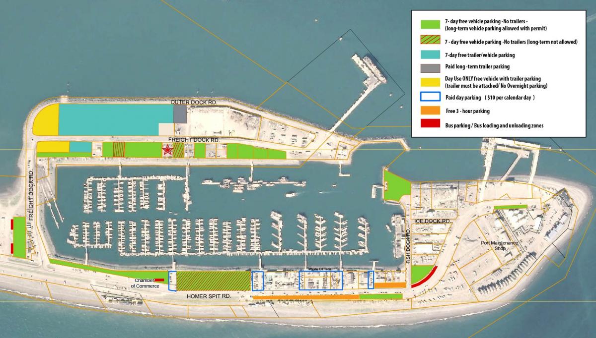 Harbor Arial Parking Map 2024 Harbor Arial Parking Map 2024