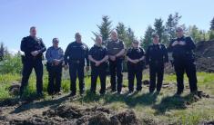 Eight Homer Police officers 